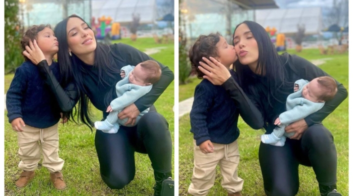 Luisa Fernanda W contó historia de cómo se cayó su hijo de la cama Luisa Fernanda W y los hijos