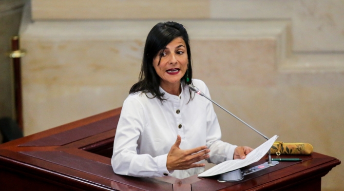 Ministra de Minas, Irene Vélez, recibe apoyo de La U en moción Ministra de Minas, Irene Vélez, recibe apoyo de La U en moción