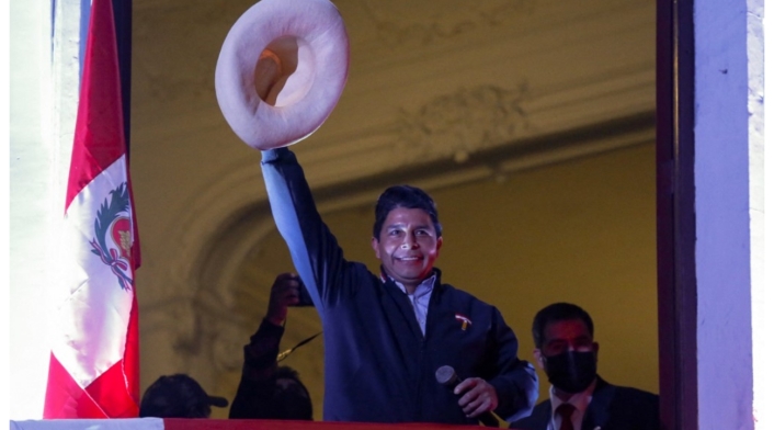 Pedro Castillo cuando era presidente de Perú Pedro Castillo cuando era presidente de Perú
