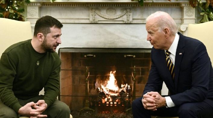 Volodímir Zelenski llega a Estados Unidos Volodímir Zelenski se reúne con Joe Biden