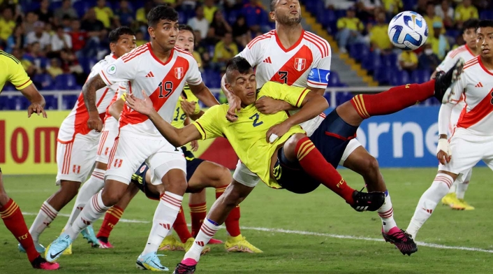 Colombia vs Perú, Sudamericano sub 20 2023