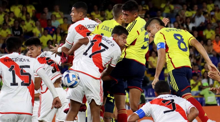 Colombia vs Perú, Sudamericano sub 20 2023