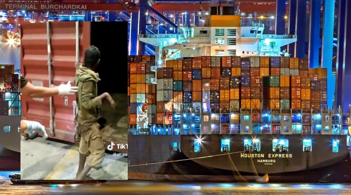 Niño perdió apareció 3.200 kilómetros lejos Niño apareció en un container