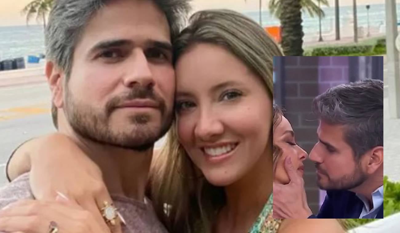 Daniel Arenas besó a presentadora en vivo