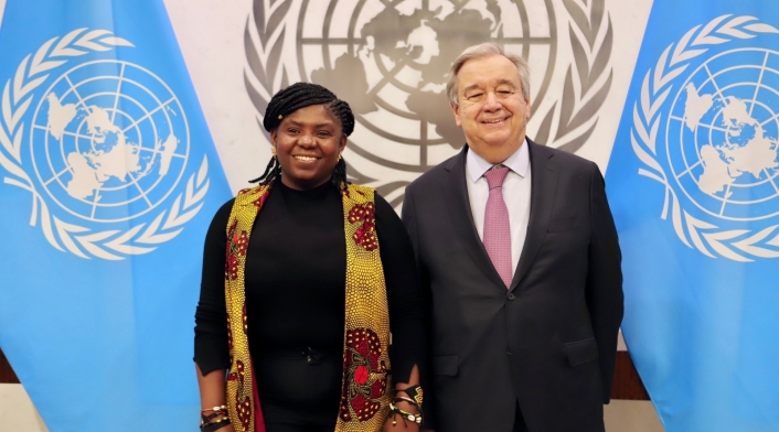 Vicepresidenta Francia Márquez y Antonio Guterres