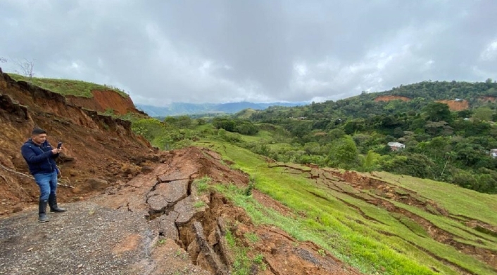 Derrumbe en Cauca Derrumbe en Cauca