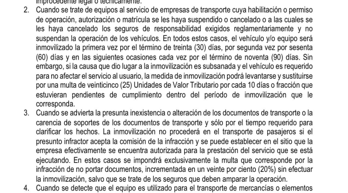 Multas a conductores