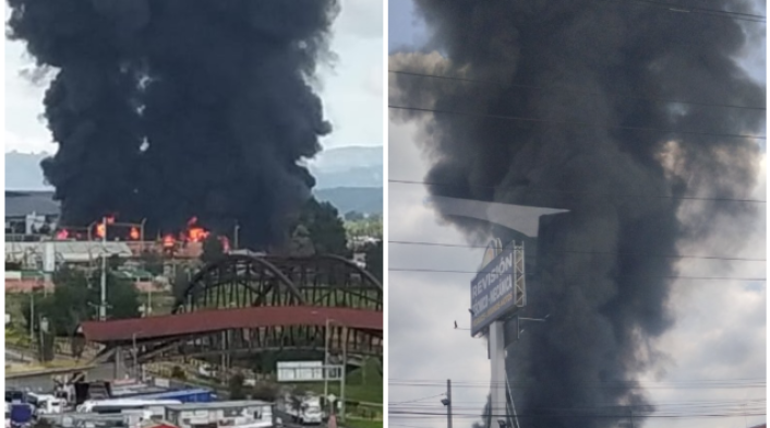 Incendio en Calle 80, cerca del Coliseo Live