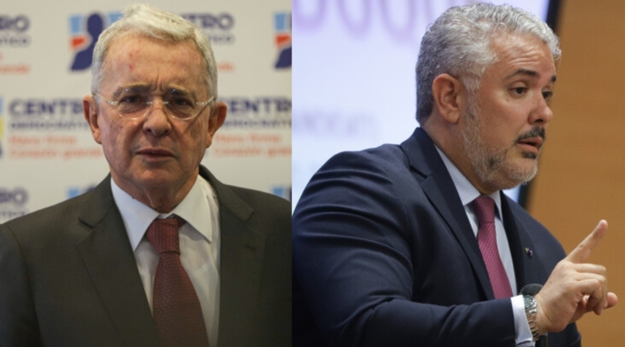 Iván Duque y Álvaro Uribe Iván Duque y Álvaro Uribe