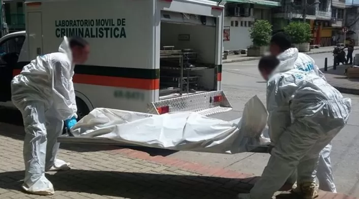 Nueva masacre en Colombia levantamiento cuerpo 2