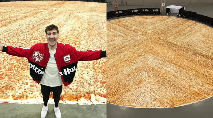 Pizza más grande rompe récord Ginness Pizza más grande rompe récord Ginness