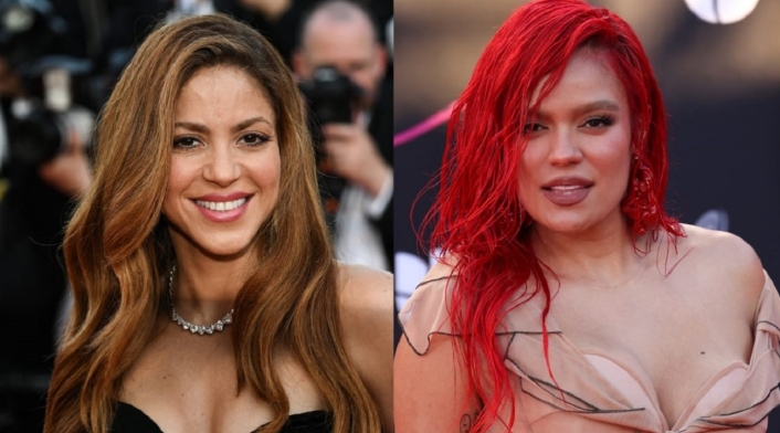 Shakira y Karol G Shakira y Karol G
