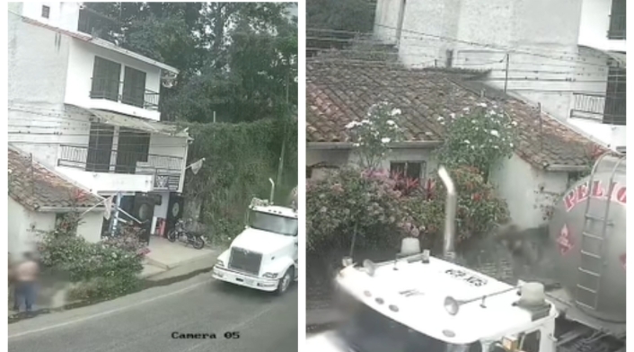 Video: bebe fue arrollado por una tractomula en Santander Video: bebe fue arrollado por una tractomula en Santander