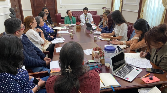 Reunión extraordinaria en la Cámara de Representantes.