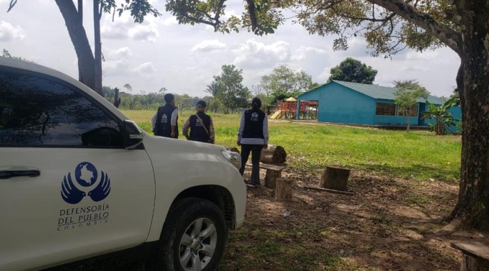 Defensoría del Pueblo visita zonas afectadas por el conflicto armado en Arauca