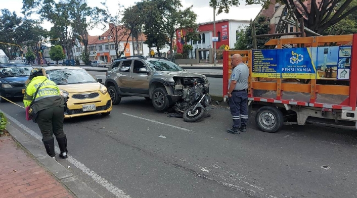 Accidente en Bogotá