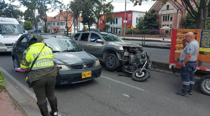 Accidente en Bogotá