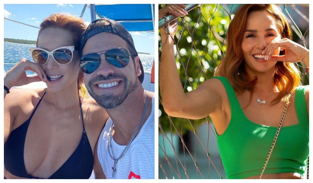 Carmen Villalobos y Frederik Oldenburg al confirmar su relación Carmen Villalobos y Frederik Oldenburg al confirmar su relación