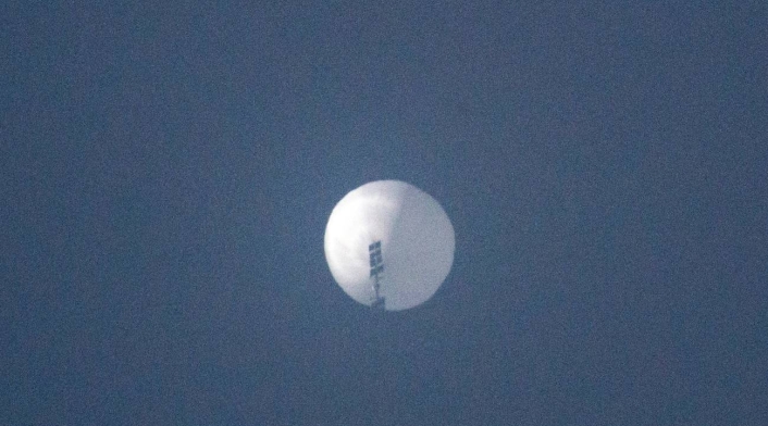 Globo espía sobrevolando en Estados Unidos Globo espía sobrevolando en Estados Unidos