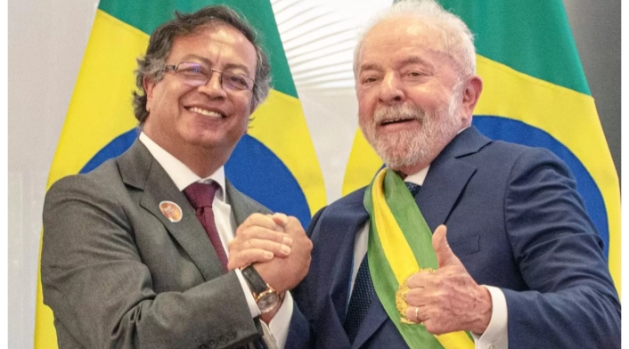 Lula da Silva y Gustavo Petro Lula da Silva y Gustavo Petro