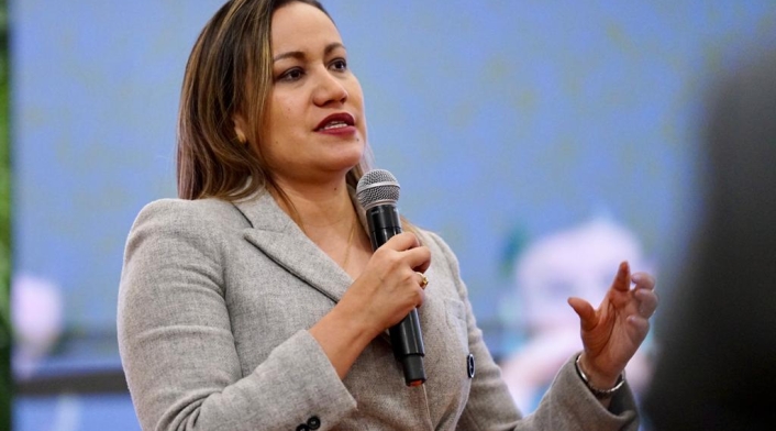 La ministra Carolina Corcho.