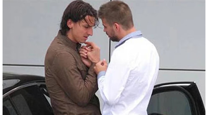 Perard Piqué y Zlatan Perard Piqué y Zlatan