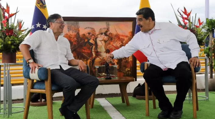 Encuentro de Petro y Maduro en la zona de frontera Encuentro de Petro y Maduro en la zona de frontera