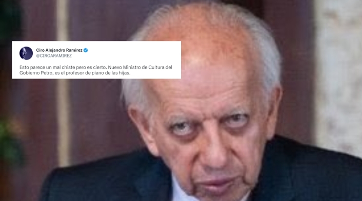 Profesor de piano de hijas de Petro, nuevo ministro de Cultura Profesor de piano de hijas de Petro, nuevo ministro de Cultura