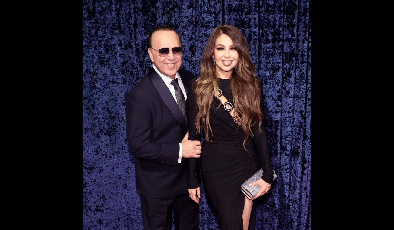 Tommy Mottola y Thalia Tommy Mottola y Thalia