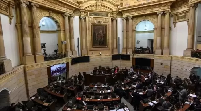 Vista general del recinto del Congreso de la República.