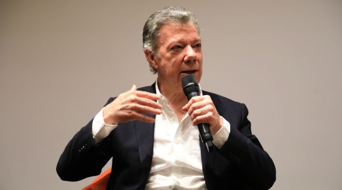 Juan Manuel Santos, expresidente de Colombia y Nobel de Paz. Juan Manuel Santos, expresidente de Colombia y Nobel de Paz.