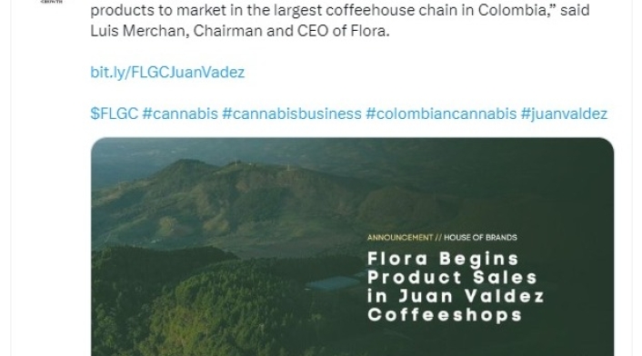 Comunicado de Flora Growth Comunicado de Flora Growth