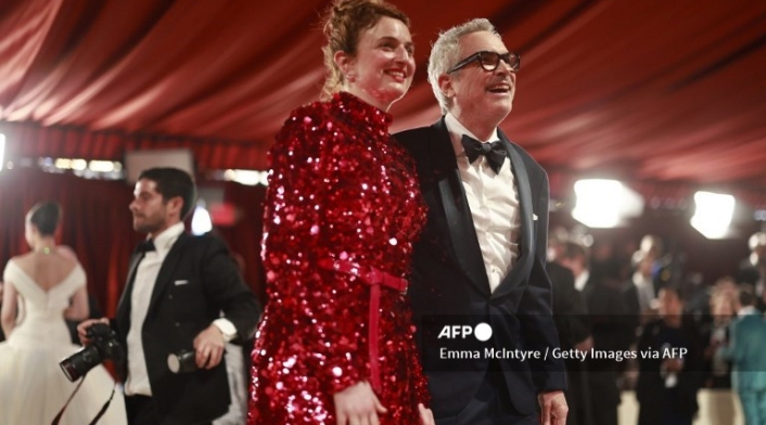Alice Rohrwacher y Alfonso Cuarón Alice Rohrwacher y Alfonso Cuarón