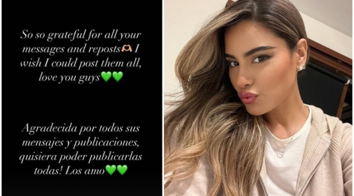 Ariadna Gutiérrez agradece el apoyo recibido por su entrevista en BAZAAR Ariadna Gutiérrez agradece el apoyo recibido por su entrevista en BAZAAR