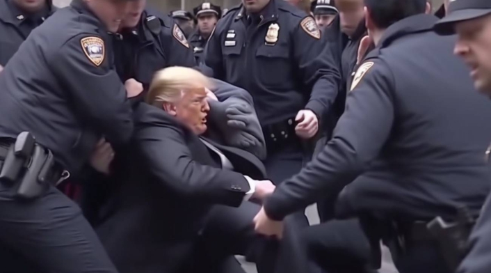 Arresto de Donald Trump en Inteligencia Artificial Arresto de Donald Trump en Inteligencia Artificial