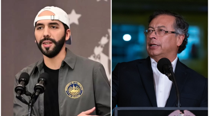 Nayib Bukele le responde a Petro por criticar megacárcel contra pandilleros en El Salvador