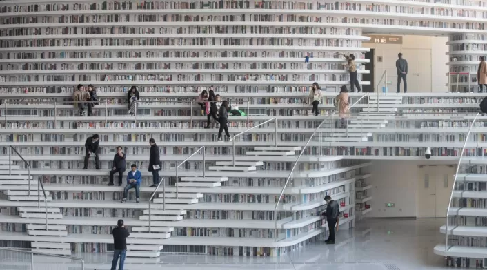 Biblioteca Tianjin, China Biblioteca Tianjin, China