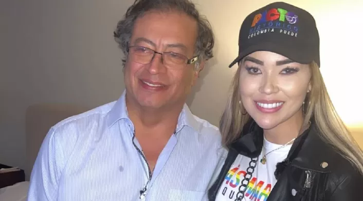 Day Vásquez y Gustavo Petro Day Vásquez y Gustavo Petro