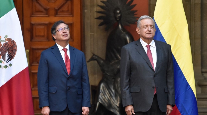 Gustavo Petro y Andrés Manuel López Obrador Gustavo Petro y Andrés Manuel López Obrador