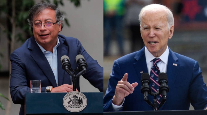Gustavo Petro y Joe Biden Gustavo Petro y Joe Biden