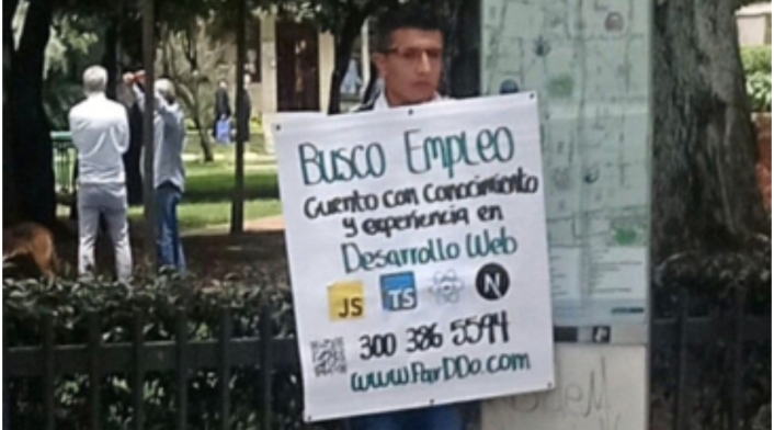 Hombre en Bogotá que busca empleo Hombre en Bogotá que busca empleo