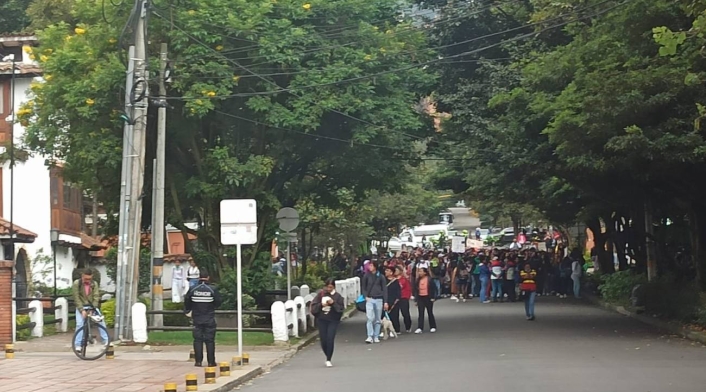 Manifestaciones en Bogotá Manifestaciones en Bogotá por el Día de la Mujer