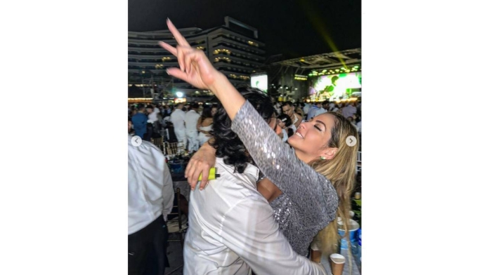 Nicolas Petro y Laura Ojeda
