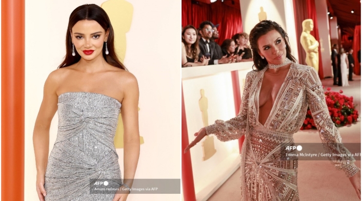 Premios Oscar 2023: Keleigh Sperry y Eva Longoria