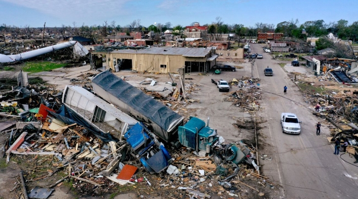 Tornado en Rolling Fork, Misisipi Tornado en Rolling Fork, Misisipi