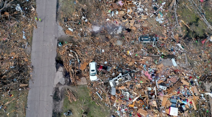 Tornado en Rolling Fork, Misisipi Tornado en Rolling Fork, Misisipi