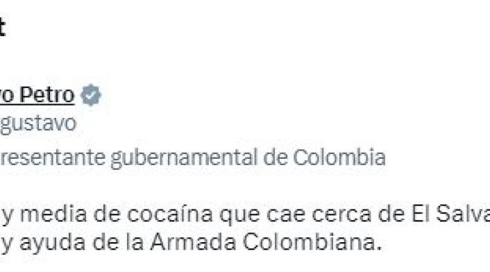 Tuit de Gustavo Petro Tuit de Gustavo Petro