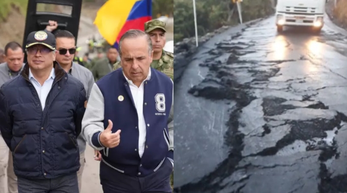 Daños en vía alterna a Rosas, Cauca Daños en vía alterna a Rosas, Cauca