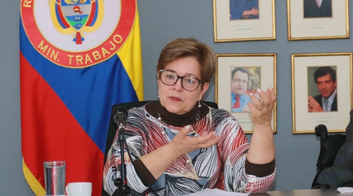 Ministra de Trabajo, Gloria Inés Ramírez.