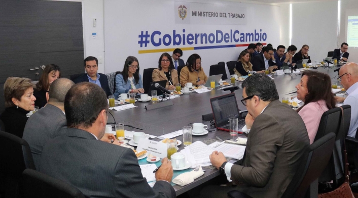 Reunión de la Reforma pensional.